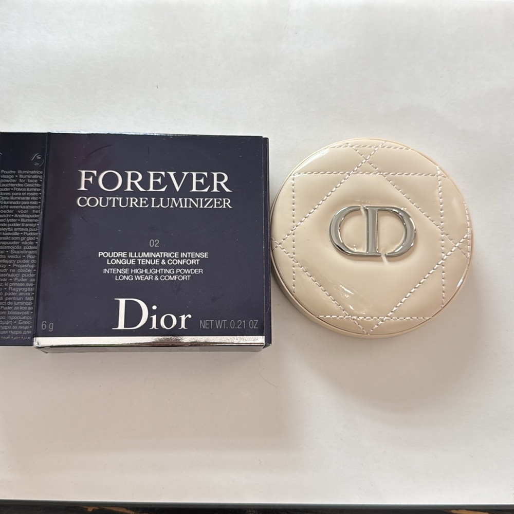 DIOR FOREVER COUTURE LUMINIZER 02 Pink Glow HIGHLIGHTING POWDER LONG WEAR - Picture 2 of 5